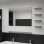 Vidaxl Espejo De Pared Con 5 Estantes Plateado 80x60 Cm