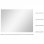 Vidaxl Espejo De Pared Con 5 Estantes Plateado 80x60 Cm