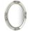 Vidaxl Espejo De Pared Estilo Barroco Plateado 50x60 Cm Plata Plata-50x60