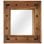 Vidaxl Espejo De Madera Maciza De Acacia 50x50 Cm