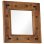 Vidaxl Espejo De Madera Maciza De Acacia 50x50 Cm