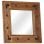 Vidaxl Espejo De Madera Maciza De Acacia 50x50 Cm
