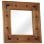 Vidaxl Espejo De Madera Maciza De Acacia 50x50 Cm