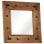 Vidaxl Espejo De Madera Maciza De Acacia 50x50 Cm