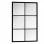Vidaxl Espejo De Pared Metal Negro 60x40 Cm