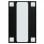 Vidaxl Espejo De Pared Metal Negro 60x40 Cm