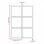 Vidaxl Espejo De Pared Metal Negro 60x40 Cm