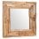 Vidaxl Espejo Decorativo De Teca 60x60 Cm Cuadrado