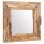 Vidaxl Espejo Decorativo De Teca 60x60 Cm Cuadrado
