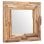 Vidaxl Espejo Decorativo De Teca 60x60 Cm Cuadrado