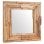 Vidaxl Espejo Decorativo De Teca 60x60 Cm Cuadrado