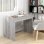 VidaXL Bureau en aggloméré gris Sonoma 101x50x76,5cm