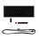 Teclado HyperX Alloy Origins Core PBT mecânico gaming RGB Switch Red Linear
