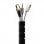 Aisens A151-0605 Organizador de Cables 3m Negro