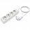 Aisens A154-0533 Multiprise blanche à 4 prises