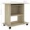 VidaXL Table d'ordinateur en aggloméré Chêne Sonoma 80x50x75cm