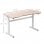 Vinsetto Escritorio de Pie Elevable Altura Ajustable con Manivela 120x60x72-117cm Blanco/Madera