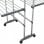 Prateleira de secagem vidaXL 3 camadas com rodas prata 60x70x166 cm