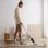 Newlux Aspirador Vertical Com Fio 800W Branco + Acessórios para Animais de Estimação