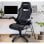 Bergner Racing Silla Gaming Giratoria Negra