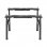 Kimex Base Doble de Escritorio Motorizado Elevable con Altura Ajustable 62-128cm Negro