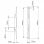 Supporto Da Pavimento Girevole Kimex per TV 32"-75" VESA 600x400 Max 50Kg