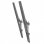 Kimex Supporto Da Pavimento/Soffitto Inclinabile per TV 55''-75'' VESA 400x600 Max 30Kg