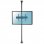 Kimex Supporto Da Pavimento/Soffitto Inclinabile per TV 32''-75'' VESA 400x400 Max 30Kg