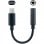 Nanocable Adaptador de Audio USB-C a Jack 3.5 Macho/Hembra 11cm Negro