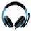 Casque de jeu Esperanza EGH300B noir/bleu