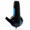 Casque de jeu Esperanza EGH300B noir/bleu