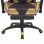 VidaXL Racing Silla Gaming con Reposapiés Dorada