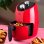 Friteuse sans Huile Jata JEFR1222 2L 1000W Rouge et Noir