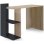 Home Heavenly Tokio Mesa de Escritorio con 2 Estantes 120x50x86cm Negro/Roble
