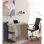 Home Heavenly Tokio Mesa de Escritorio con 2 Estantes 120x50x86cm Negro/Roble