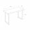 Home Heavenly Darek Mesa de Estudio Industrial 120x60x73cm Roble/Negro