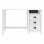 vidaXL Hill Range Secretária com 3 Gavetas Madeira de Pinho 120x50x74cm Branco