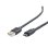 Cable USB Gembird CC-USB2-AMCM-1M 1m USB 2.0 A macho a C macho Negro chapado oro