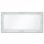 Vidaxl Espejo De Pared Estilo Barroco Blanco 100x50 Cm