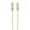 Cavo di rete Gembird 1m Cat5e UTP RJ-45 maschio oro Beige