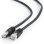 Cabo de Rede Gembird PP6-1M/BK Cat6 1m Preto F/UTP RJ-45 Macho