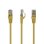 Cavo di rete Gembird PP6U-0.5M Cat6 UTP 0,5 m giallo con connettori RJ-45