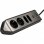 Brennenstuhl Multipresa angolare 4 prese + USB Argento/Nero