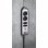 Brennenstuhl Multipresa angolare 4 prese + USB Argento/Nero
