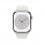 Apple Watch Series 8 GPS 45mm Cassa in Alluminio color Argento con Cinturino Sport Band Bianco - Regular