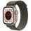 Apple Watch Ultra LTE Titanio con Correa Alpine Loop S Verde