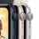 Apple Watch SE OLED 44 mm Noir GPS (satellite)