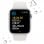 Apple Watch SE GPS 44mm Cassa in Alluminio color Argento con Cinturino Sport Band Bianco - Regular