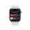 Apple Watch Series 8 GPS + Cellular Boîtier en acier inoxydable argenté de 41 mm avec bracelet sport blanc
