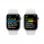 Apple Watch Series 8 GPS + Cellular Boîtier en acier inoxydable argenté de 41 mm avec bracelet sport blanc